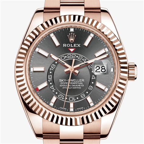 rolex sky dweller oro everose